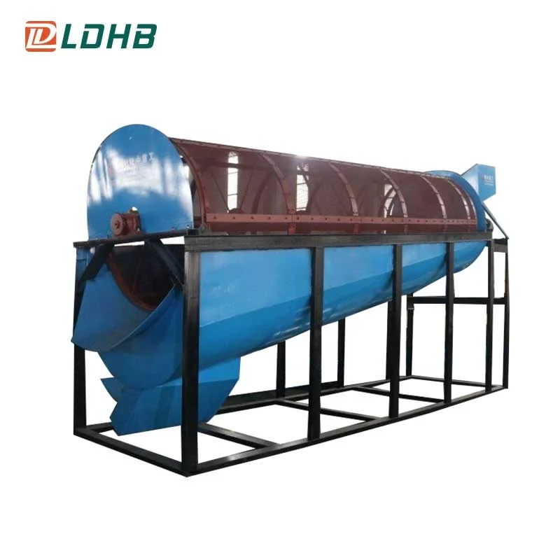 Silica small rotary sand sieving roller screening sifting machine aggregate rotary screen washing plant