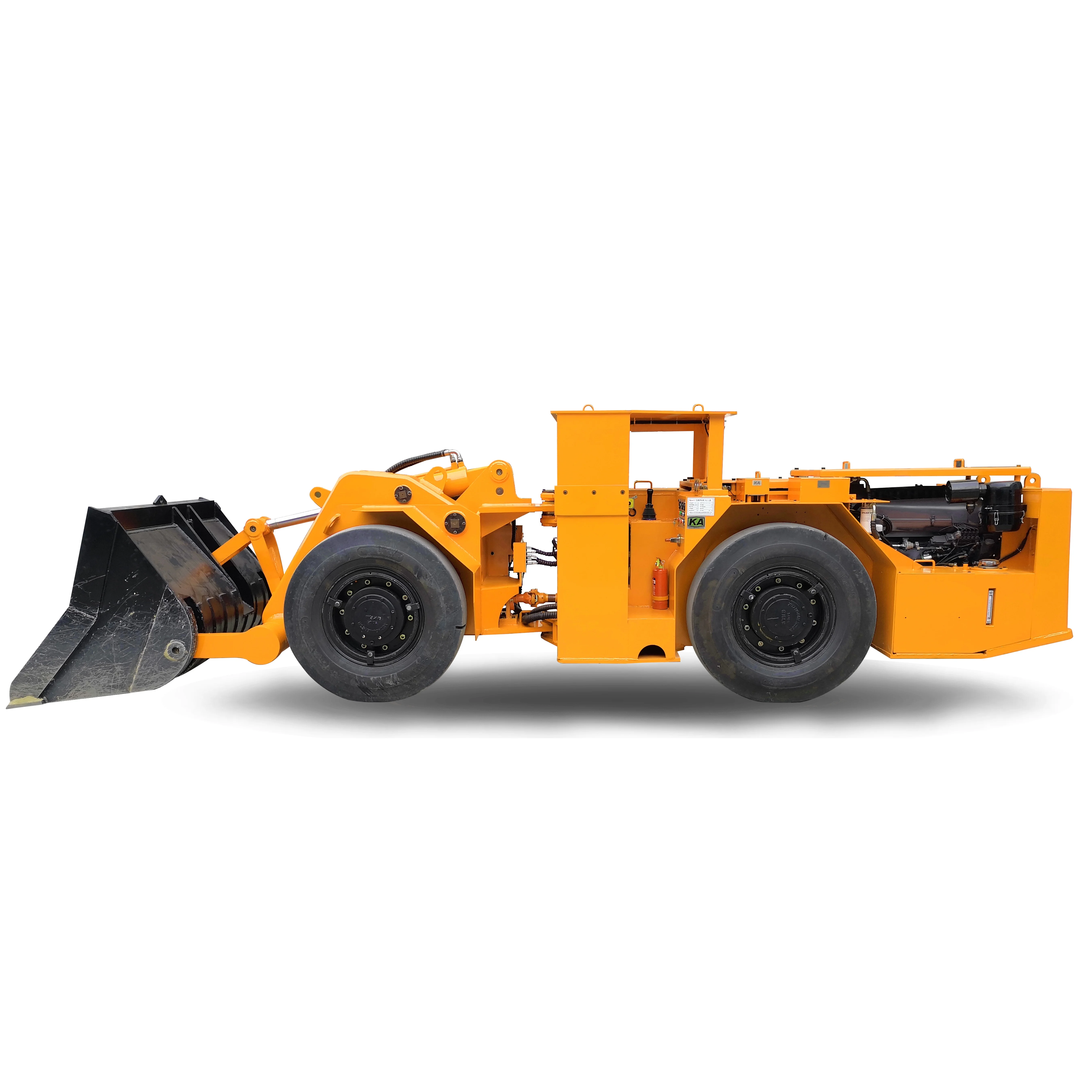 WJ-2 Hongke  Lhd  Diesel Underground Mining Machinery Scooptram Underground Wheel Loader
