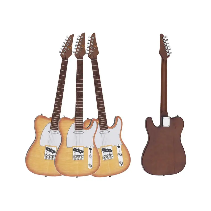 Chinese Professional Musical Instruments High Quality Electric Guitars Accept OEM String Instrument Sales Wholesale Price