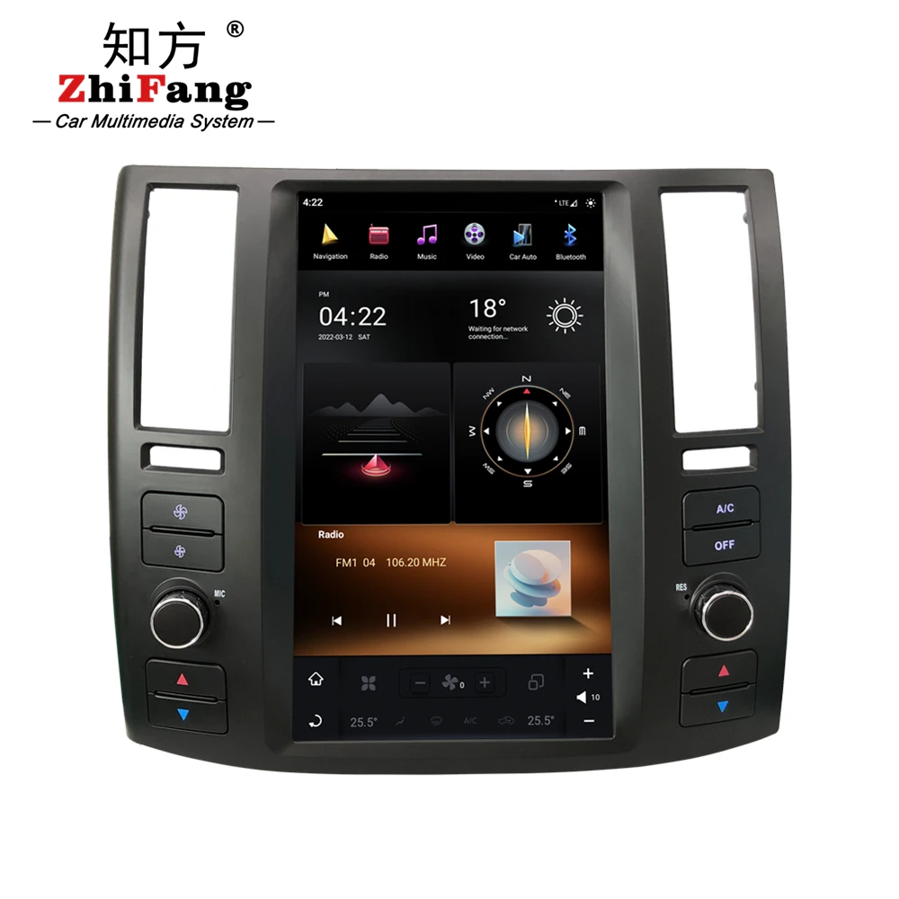 Android 11 Car dvd radio touch screen For Infiniti FX35 FX45 FX25 2004 2005 2006 2008 Automotive car Multimedia Player