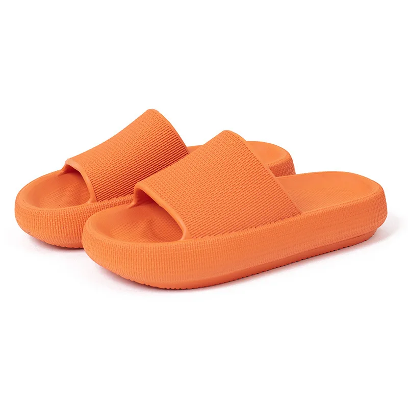 Couples indoor drag thick-soled excellent tuning shoes men and women summer bathroom sandals home drag feces slippers women