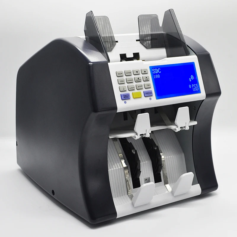 HERO BRAND UV Mg IR Image Detection Euro USD Dollar Bill Counter Value Counting Machine