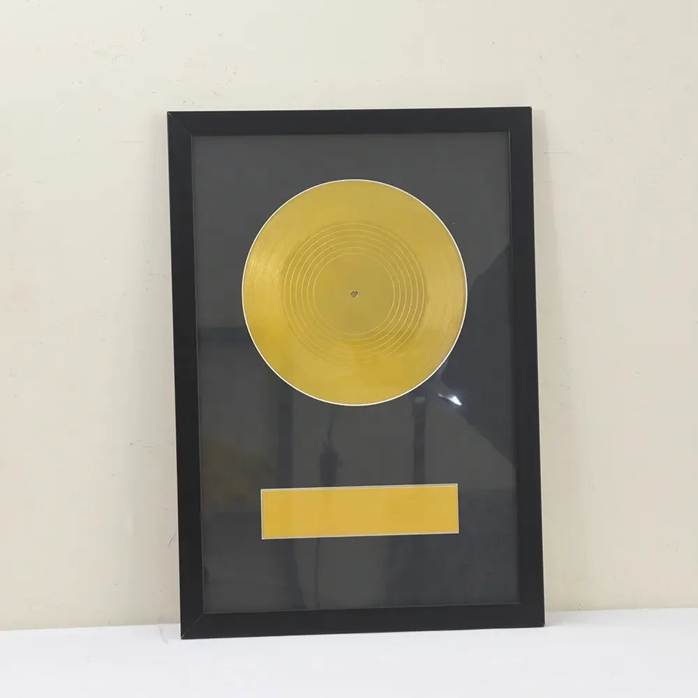 Customized High Quality Simplicity Wooden Color Black CD Display for Collection Mounting Wall Art Frame