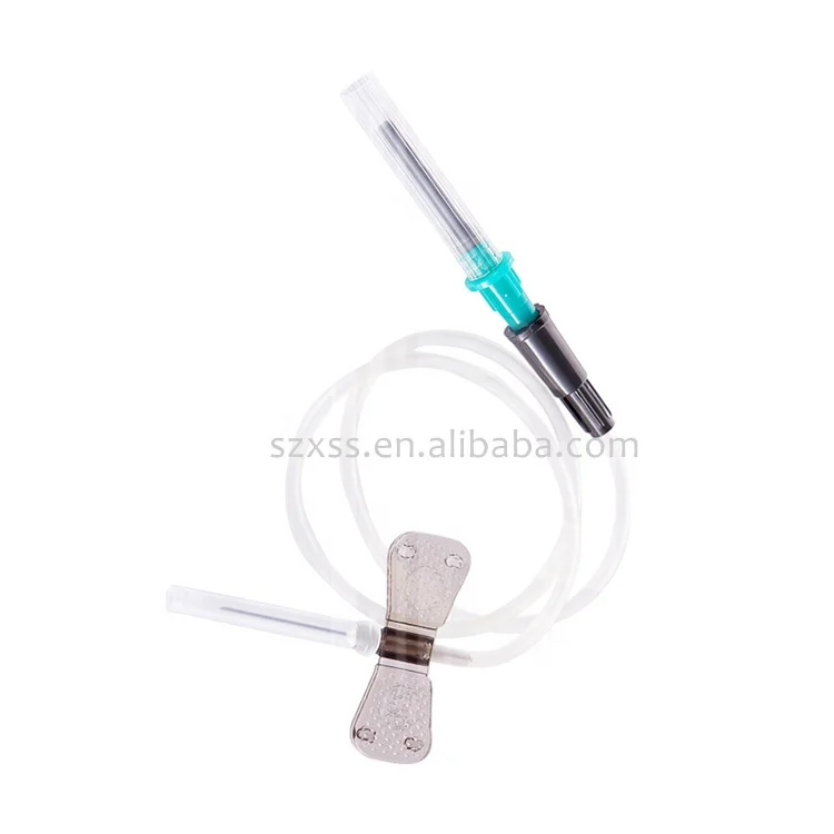 Disposable Wings Vacutainer The 21Guage Butterfly Injection Needle Intravenous Cannula Safety Colectors