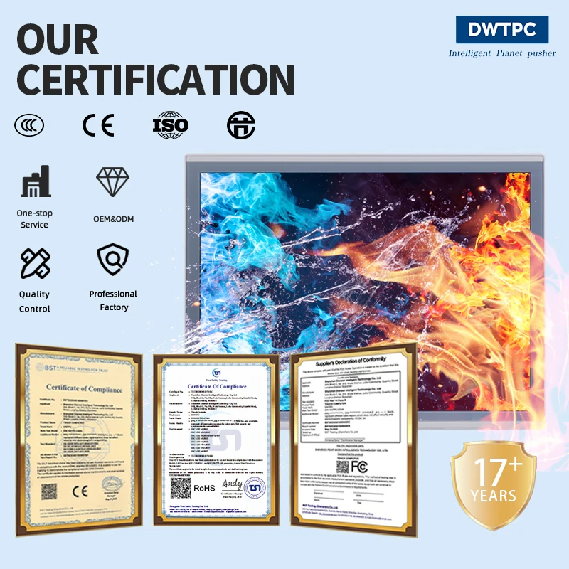 10.4 Inch Open Frame Resistance Lcd Screen IP65/IP66/IP67/IP68 Waterproof All In One Marine Fanless Touch Industrial Panel Pc