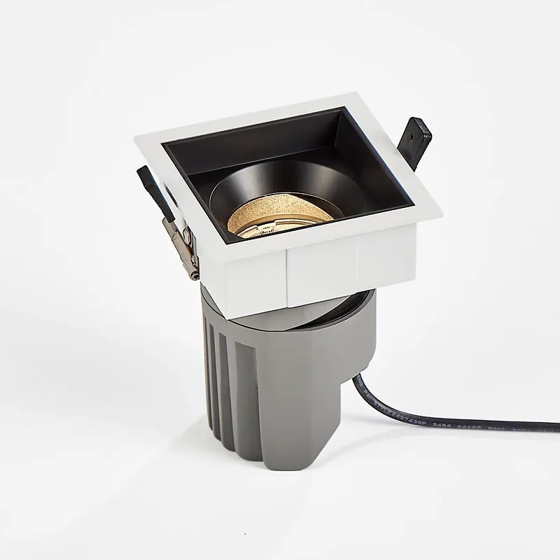 LED Ceiling Downlights 10W 15W Square LED Recessed Ceiling Light Anti-glare Spotlight Recessed Spotlight