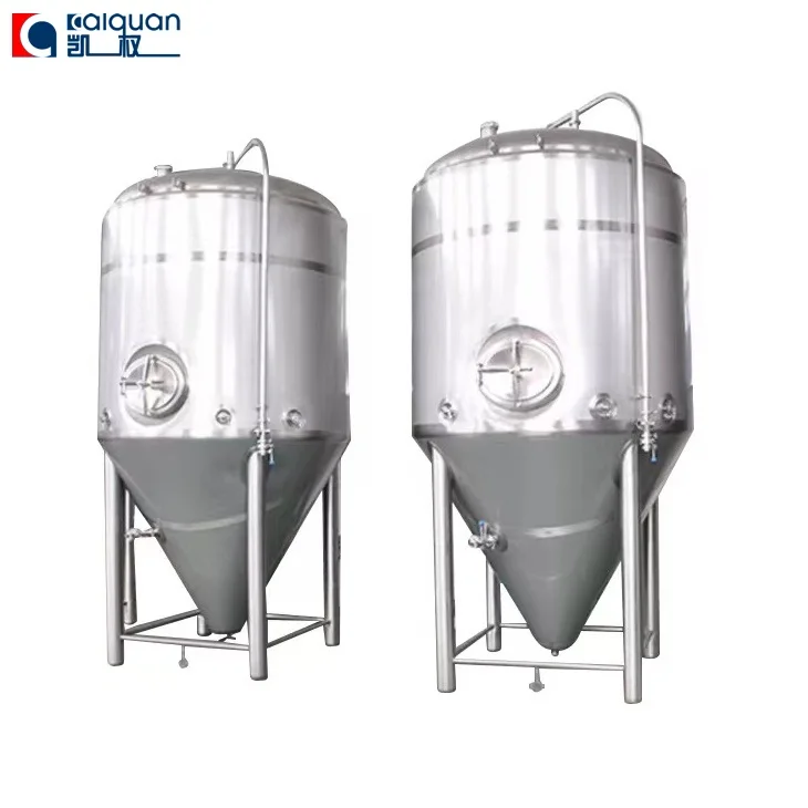 Sanitary stainless steel milk beer jacketed fermenter