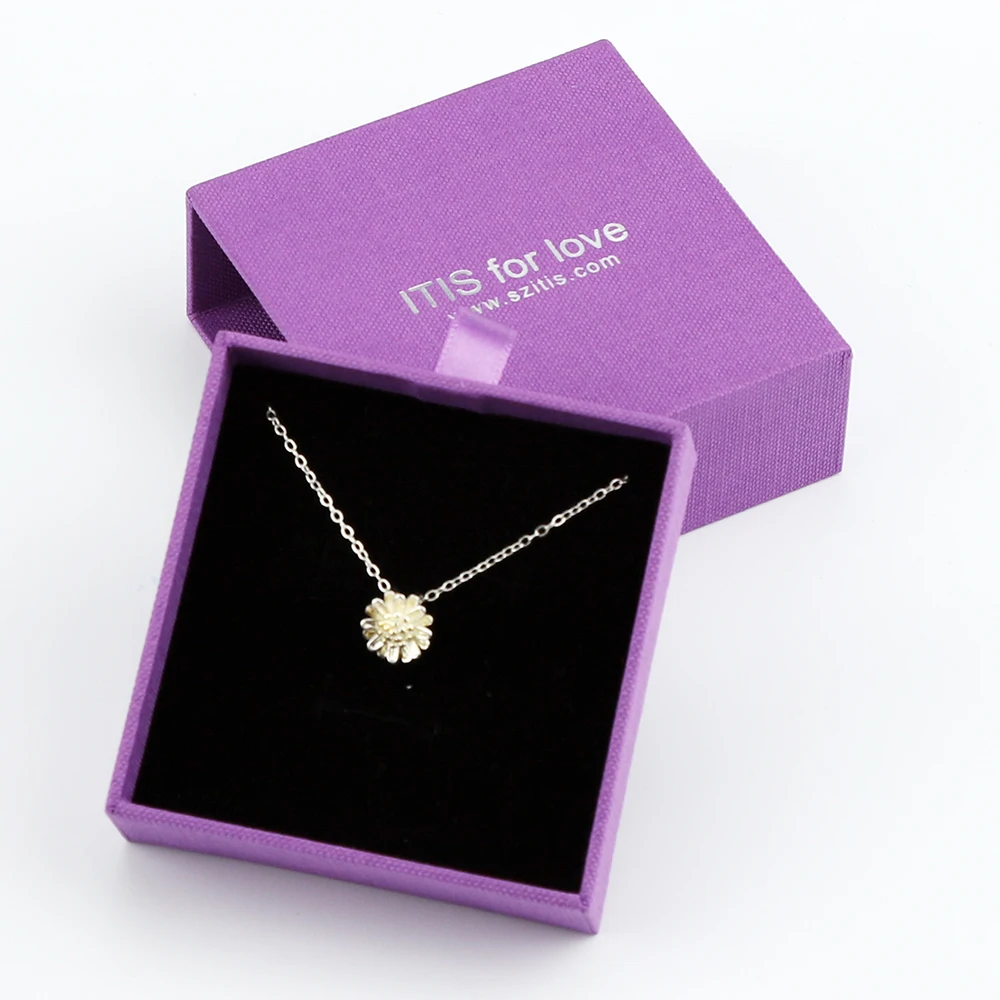 Custom packing paper velvet gift packaging jewelry box