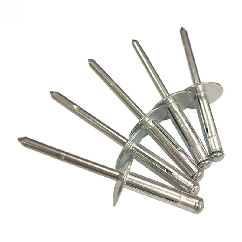 Cheap Price Tri Frim Aluminum Rivets With Black Painted Exploding Blind Rivet Tri-Fold Long Blind Rivet