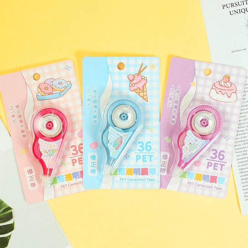 School stationery cartoon correction with large capacity correction fluid, student stationery supplies correction with wholesale