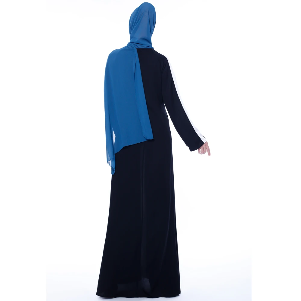Women Muslim Dress Middle East Arabian Robe Islamic high quality nida  Dress 9752