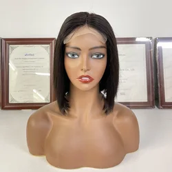 Cheap Bob Transparent Hd Lace Human Hair Wig,8-14inch Mink Brazilian Hair Short Wig,4x4 Closure Short Bob Wigs For Black Women