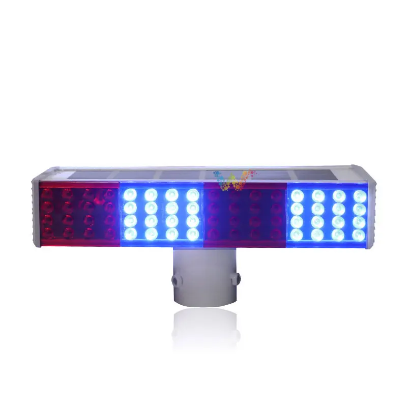 China Supplier Factory Solar Powered Road Safety Blinker Strobe Flashing Warning Light