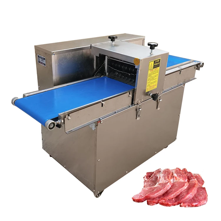 304 Stainless Steel Belt Conveyor Chicken Breast Filleting Machine,small Chicken Breast Horizontal Fresh Meat Slicer