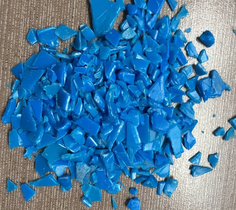 HDPE Blue Drum material/Polyethylene Regrind Flakes