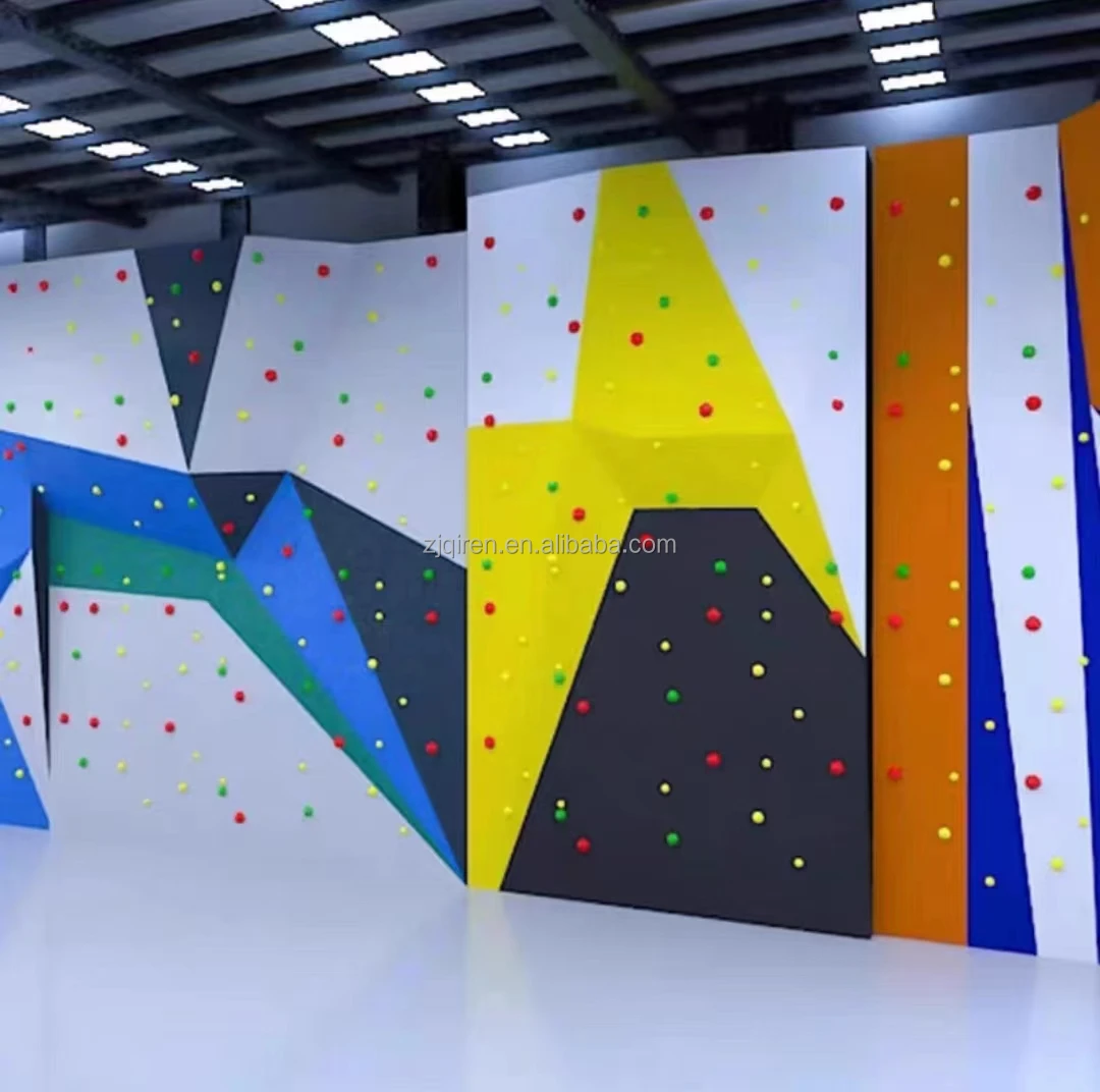 High Quality Artificial outdoor school rock climbing wall equipment indoor rock climbing bouldering wall for playground