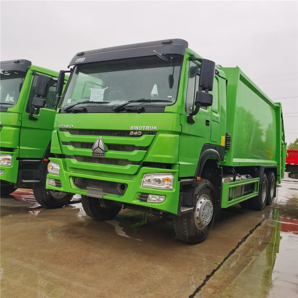 Низкая цена новый уплотнитель мусора howo 6x4 RHD 18