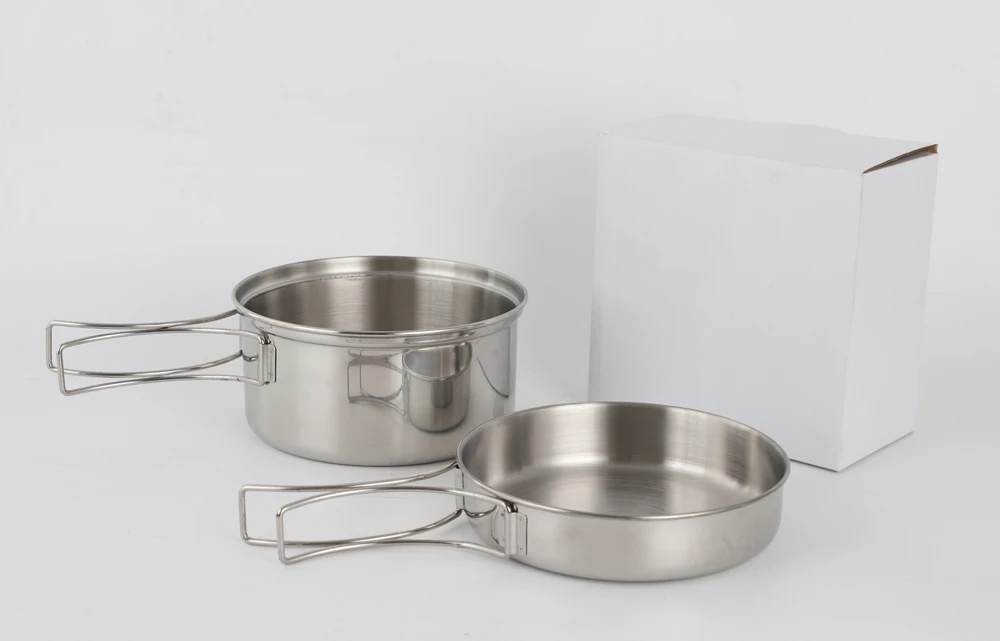 Backpacking Cooking Set Outdoor Cook Set Survival Gear Lightweight Compact Multi-Purpose