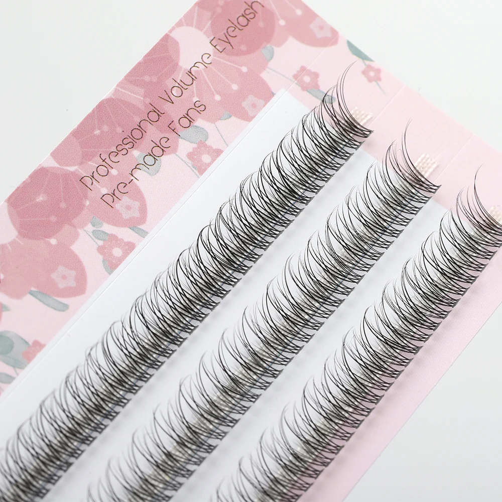 SP EYELASH Heat bonded 10D 0.07mm Faux Mink Cluster Lashes C D Curl Individual Lashes Cluster Flare Eyelashes Extensions