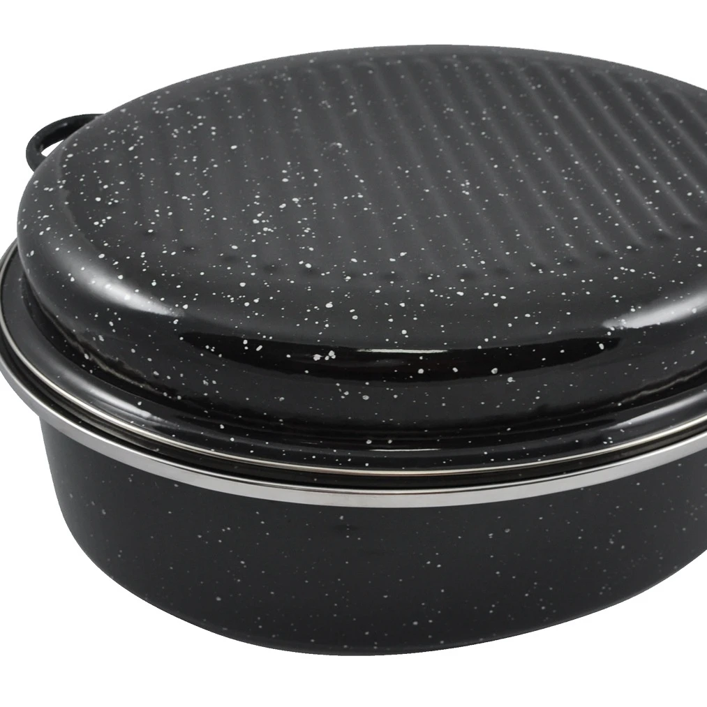 
 Эмаль овальная Жаровня, наметка овальная Жаровня, жареного цыпленка машины,  