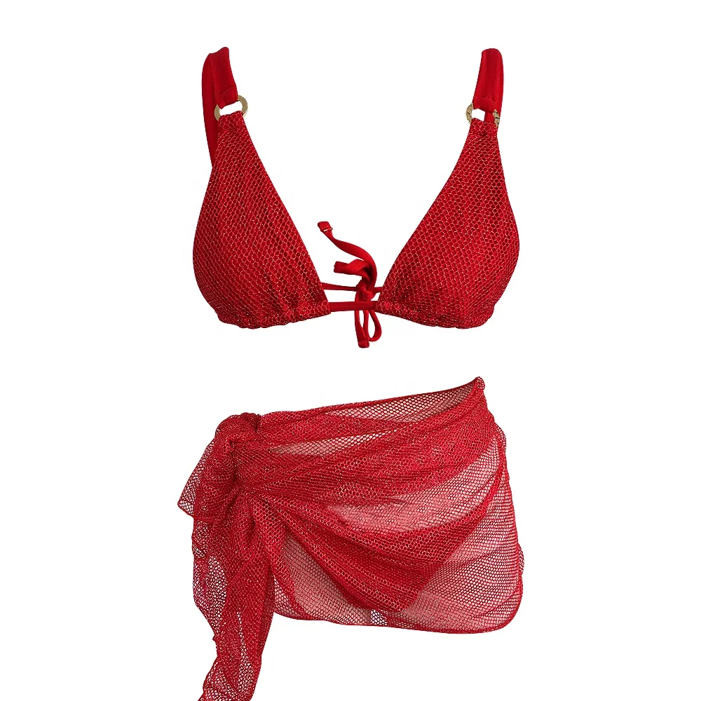 New arrival sexy women mesh bikini dress Beach  skirt cover up swimming suit for girls swimwear