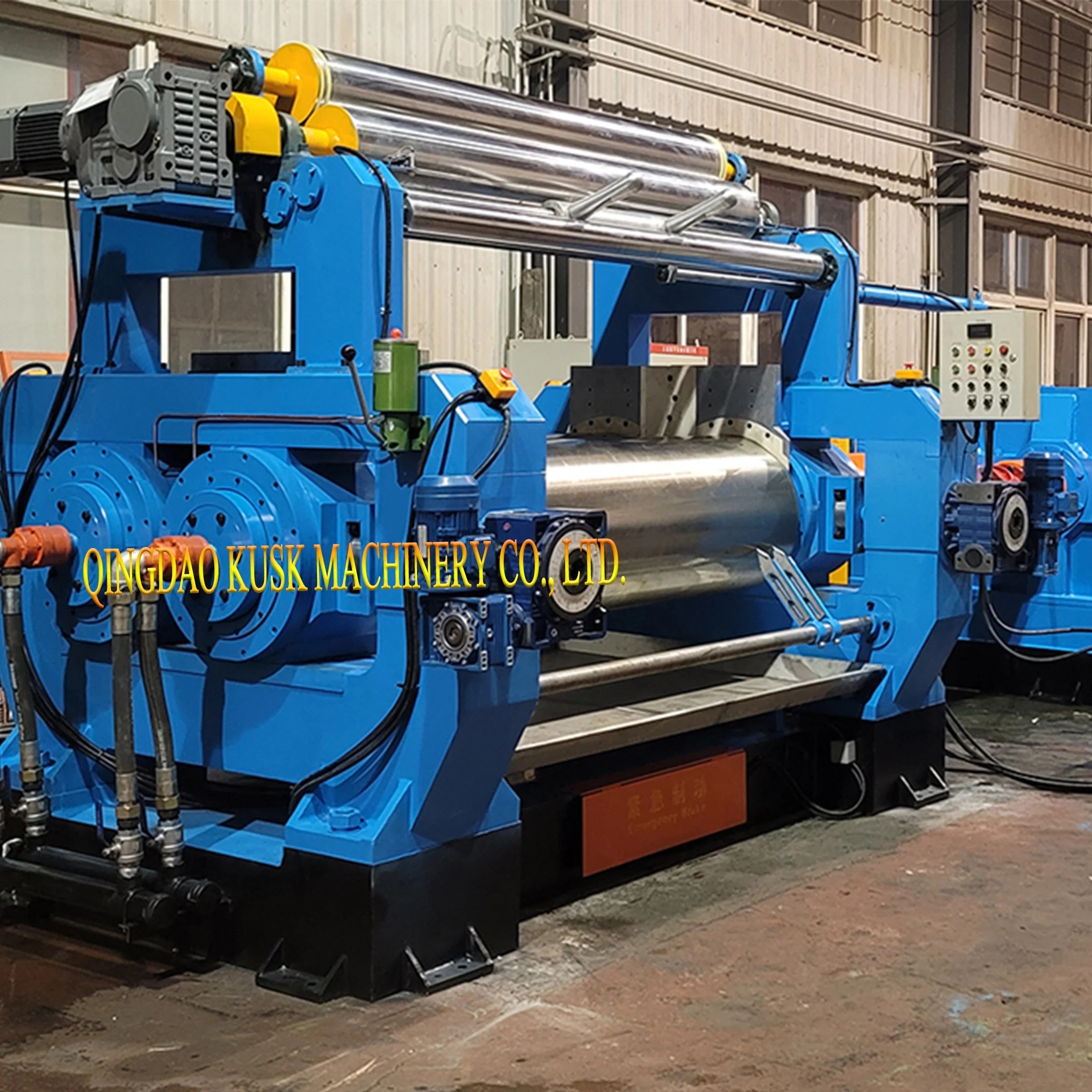 Factory Directly XK-760 rubber mixing mill machine with stock blender