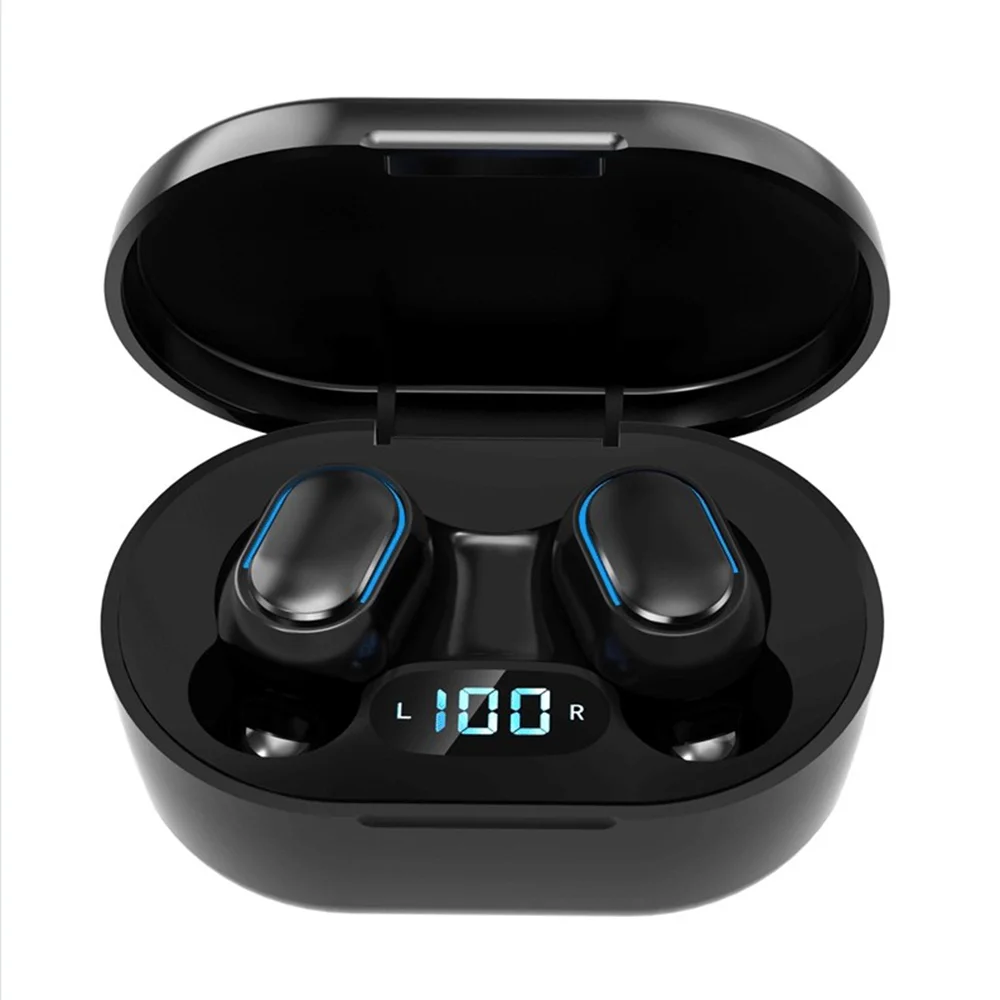 Led Display Sports Headset Fashion OEM Custom Touch Control Stereo Mini Wireless Earbuds Color E7S Earphone