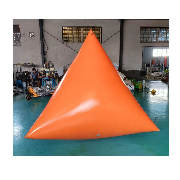 Customize size and color airtight PVC vinyl inflatable buoy float factory in China