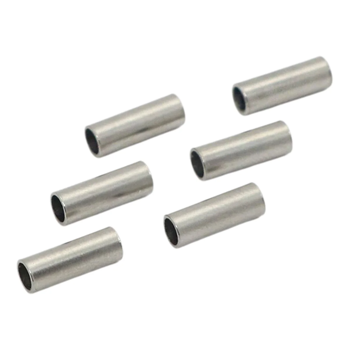 50pcs/bag Fishing Accessories Line Connector Tubes Wire Crimps copper crimp sleeves