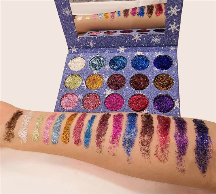 15 color oem cosmetic wholesale distributor makeup eye shadow palettes private label eye shadow