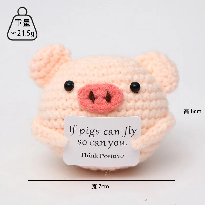 Cute knit toys wholesale custom crocheted animal gifts