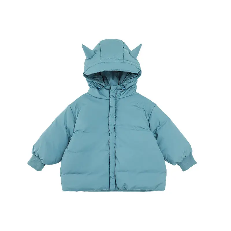 KIds outerwear hot seller cute hooded cotton-padded jacket for boys and girls Winter puffs jacket warm down jacket