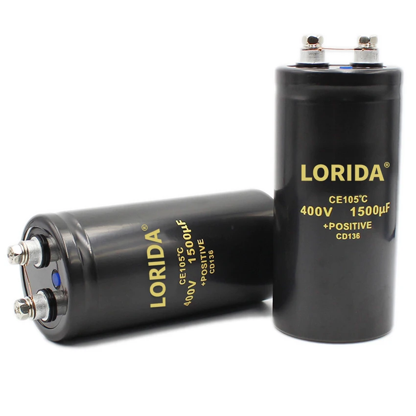 LORIDA Manufacturers 400V 1500UF Low Esr Screw Terminal Aluminum Electrolytic Capacitor