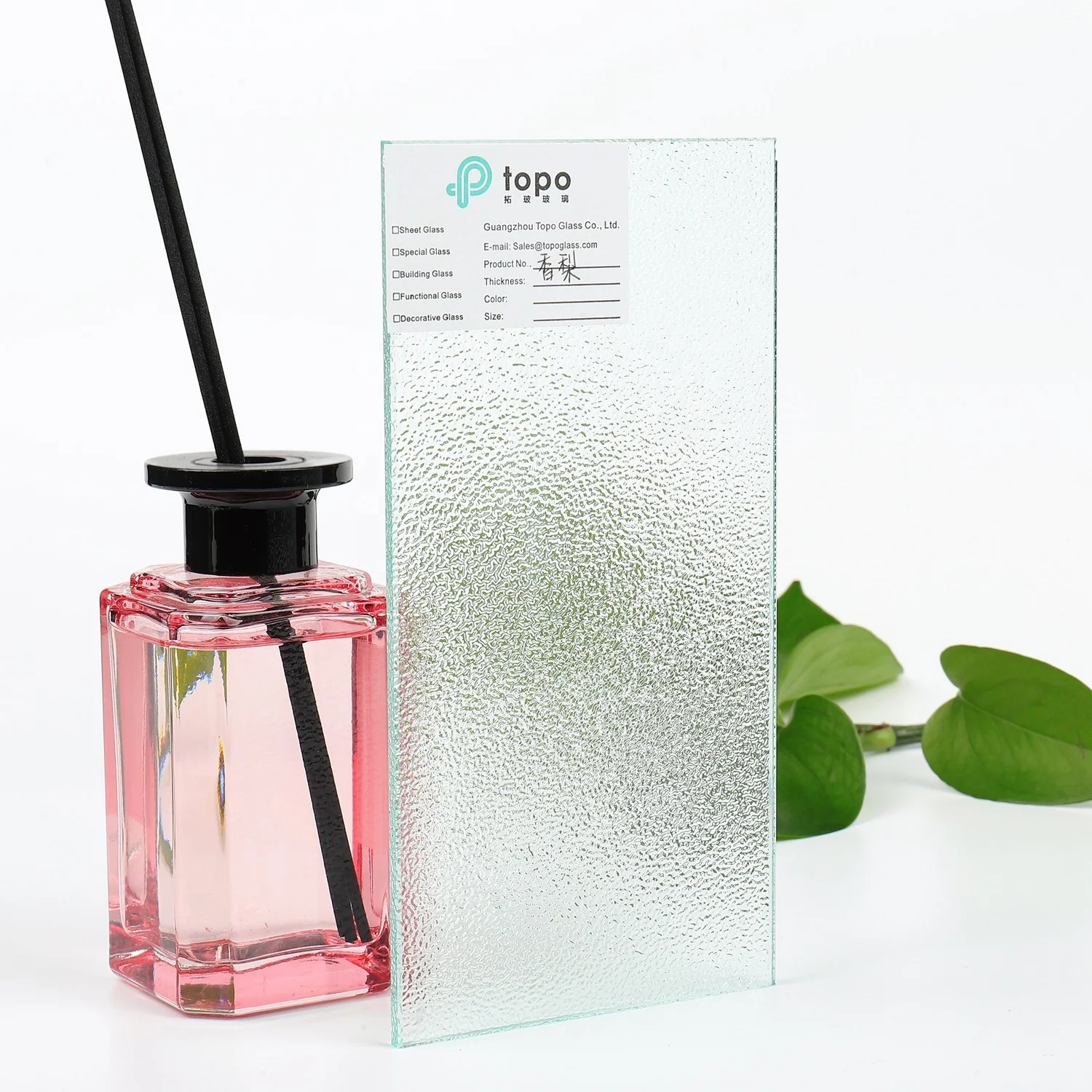 Guangzhou Factory Supply 6mm Clear Nashiji Wired Patterned Glass (CP-TP)