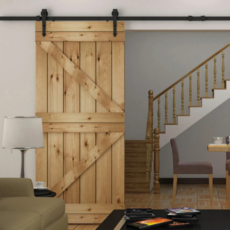 Heavy duty China top supplier modern interior sliding barn doors for house