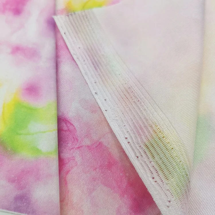 82% Poly 18% Spandex Custom digital print swim 4 way stretch swimming pool fabric