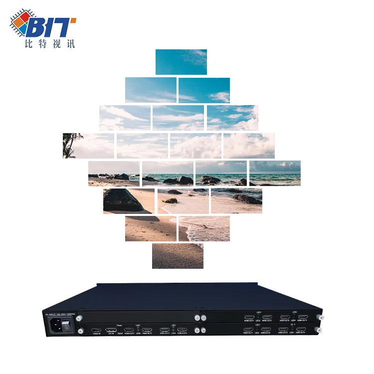 Bitvisus M x N video wall controller 4k video wall solution and central control system