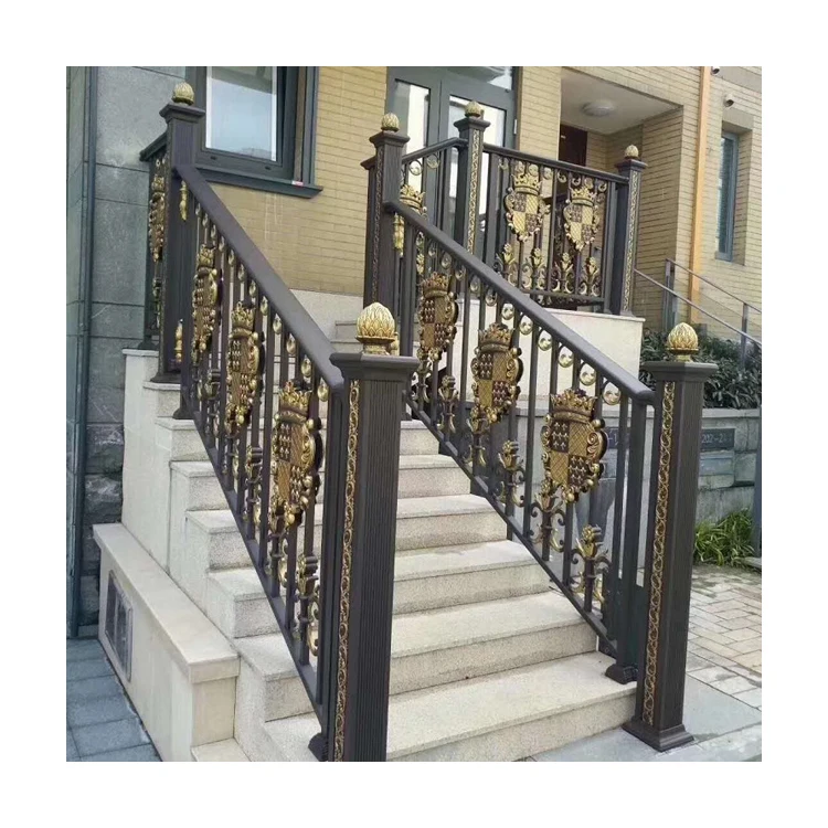 Cheap Factory Price Designs In Iron Brass For Stairs Luxury Stair Railing
