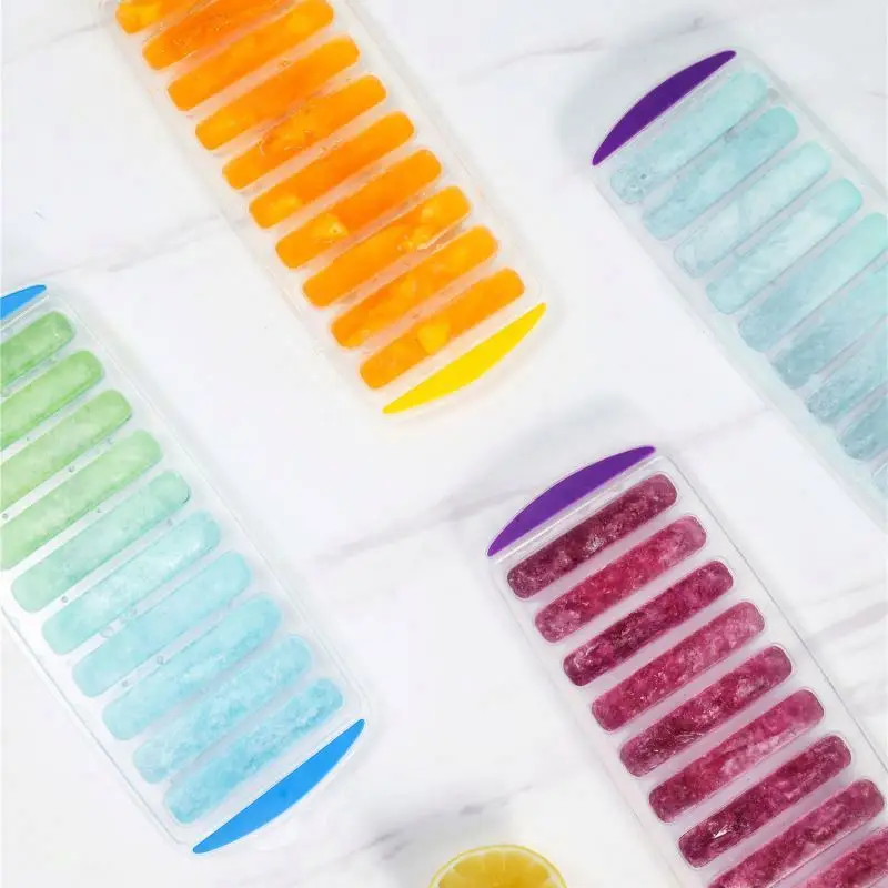 wholesale hot sell Reusable ten-hole 200ml whiskey ice bar Cube tray ball mold 10-hole ice maker ice box