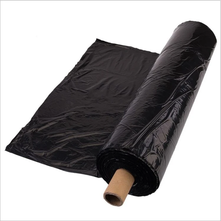 Wholesale black polyethylene mulching  plastic sheets that cover the soil