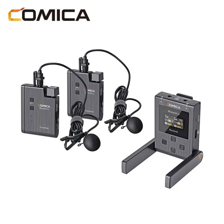  Магическое видение COMICA BoomX-U U2 U1 вещания многофункциональный мини UHF беспроводной микрофон Передатчики + приемник