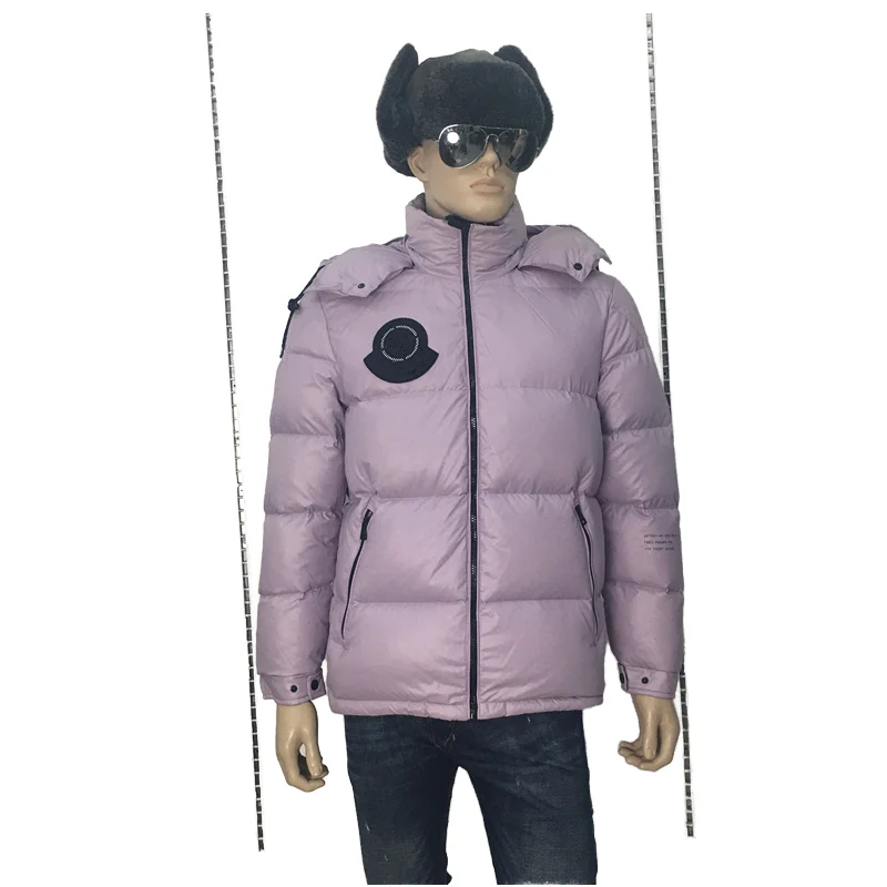 high quality Winter Bubble Coats Custom Hooded Custom down parkas new design wholesale Men Plus Size  puffer down jackets