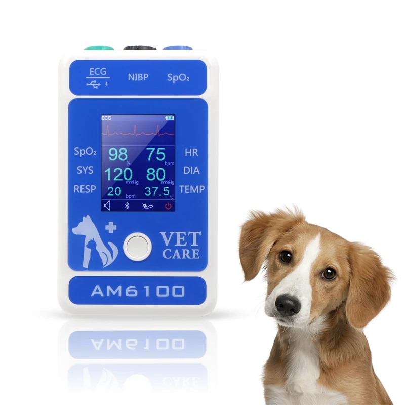 AM6100 Portable Multiparameter Vet Medical Patient Monitor veterinary products for animals