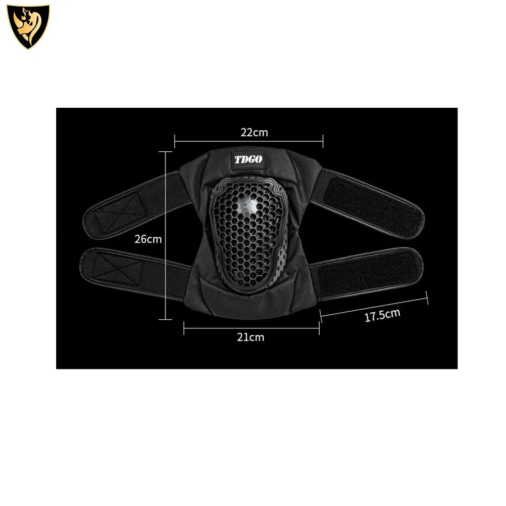 Summer Honeycomb Shell Design Off - Road Motorcycle Rider Protective Gear Anti - Fall Motorcycle Knee Pads Protection Hard Shell