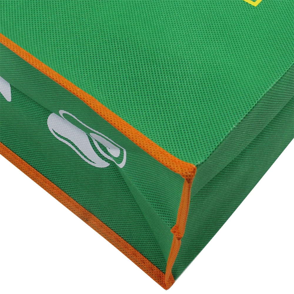 Wholesale Custom Color Spunbond Pla Nonwoven Shopping Bag Reusable Promotional Grocery Bag Eco Non-woven Fabric Bag