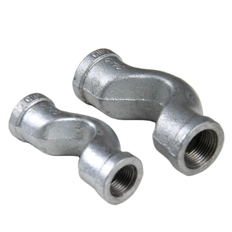Competitive Price of Hot Dipped Galvanized BS NPT DIN Malleable Iron Pipe Fittings Crossover for Water Pipe
