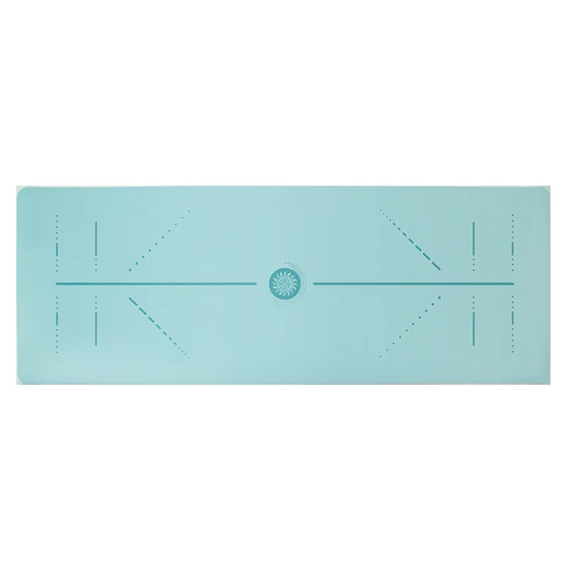 Microfiber Suede Yoga Mat Eco Friendly Light Weight Extra Thick Exercise Yoga Gym Floor Mat With Carry