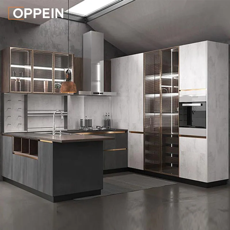 OPPEIN Kitchen Interiors 2021 New Arrivals Modern Kitchen Cabinets