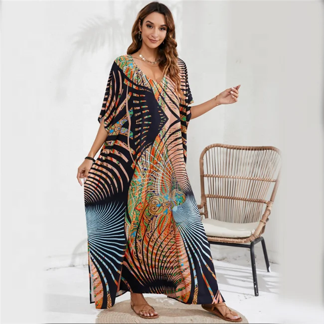 2024 Summer Latest 38 Patterns Design Tie DYE Pareo Beach Cover Up Dress Fashion Sarong Bikini Swimwear For Women Support OEM