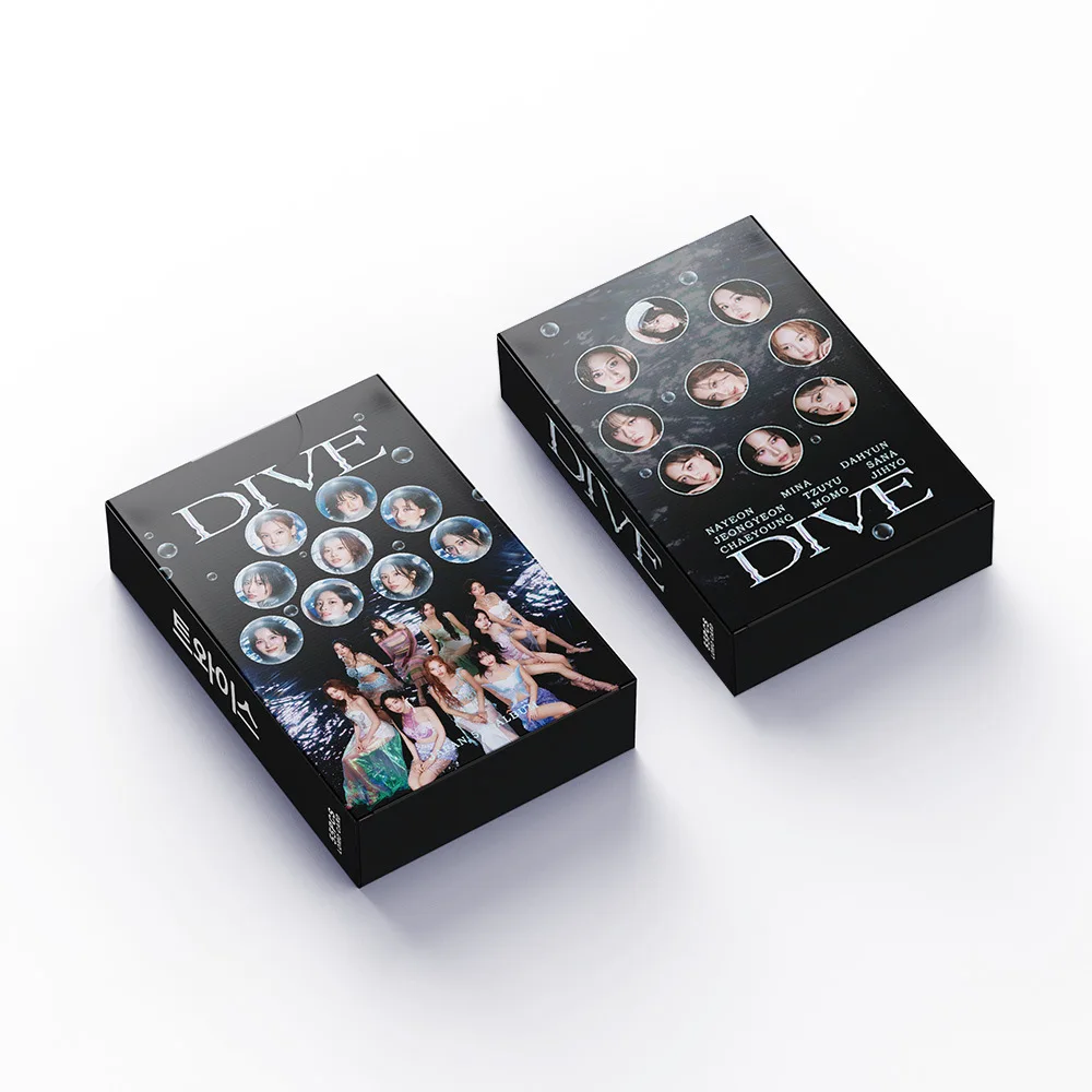 KPOP  DIVE Photo card DIVE Pictures TZUYU IM NAYEON Momo Mina Sana Sally Lomo card KPOP Lomo card
